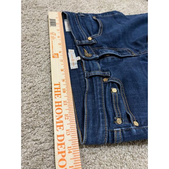 Comfort Relaxed Classic everyday luxury blue jeans Tory Burch straight sz 26 - Picture 6 of 11